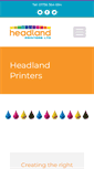 Mobile Screenshot of headlandprinters.co.uk